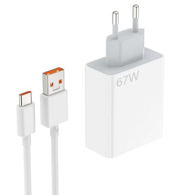 Xiaomi 67W Power Adapter with Type-C Data Cable