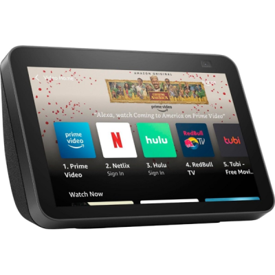 Amazon Echo Show 8 (newest model), With Spatial Audio, Smart Home Hub, and Alexa, Charcoal